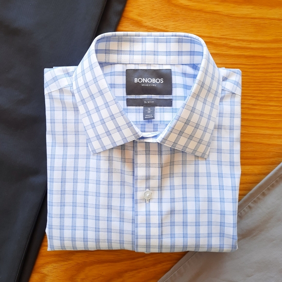 Bonobos Other - NEW Bonobos Slim Plaid Dress Shirt NWOT